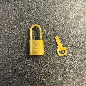 Authentic Rare Louis Vuitton Lock and Key #439